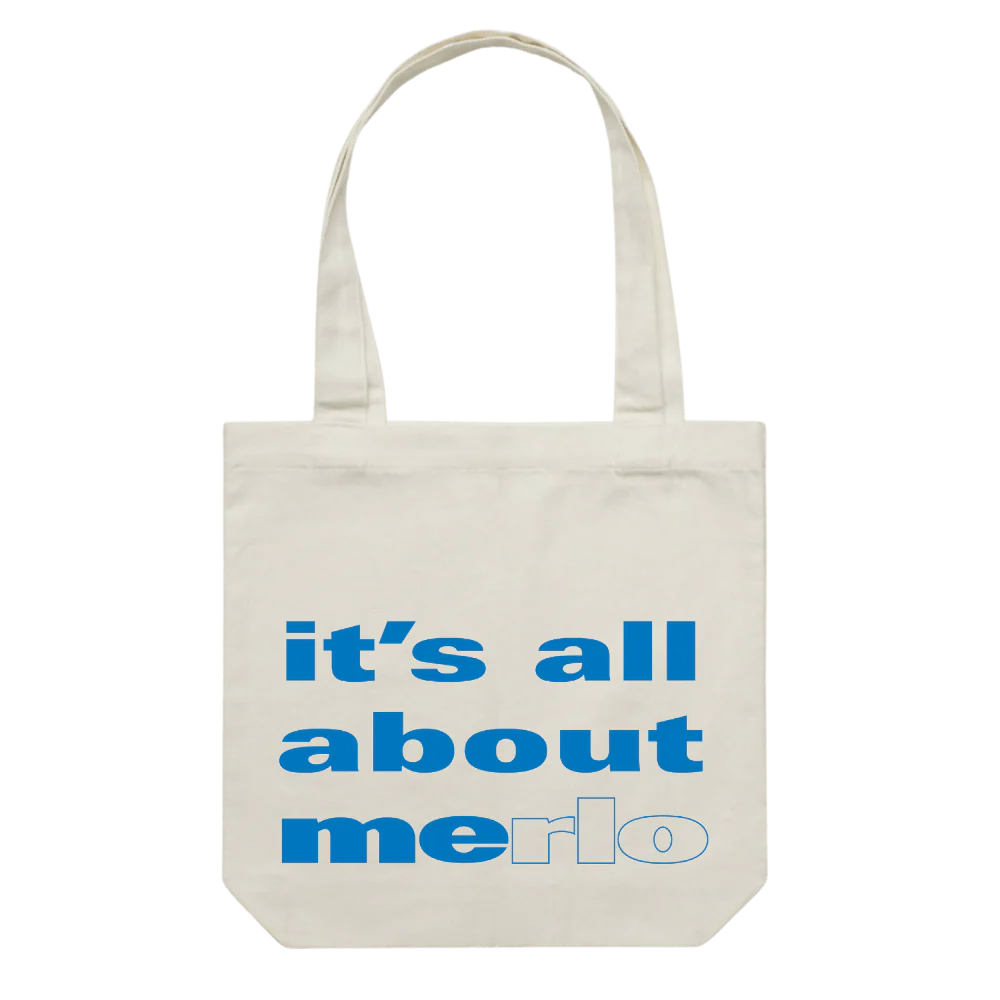 Cotton Tote Bag 'It's all about Merlo' - Image 3
